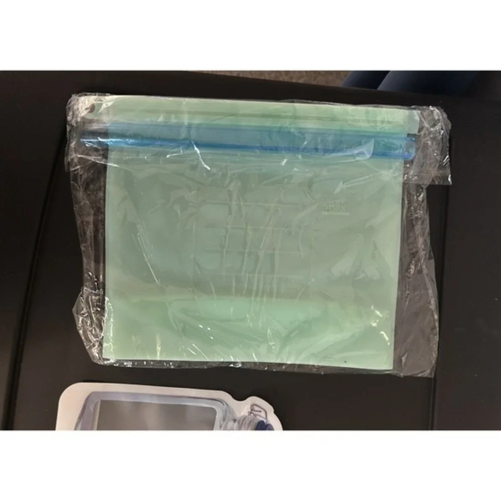 5 Reusable Ziplock Bags For Storage Kitchen Food‎ Pantry Organization Resealable